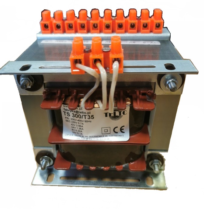 Transformator TS  300/T35 230-400/230V, 42V, 24V, 9V, 10V