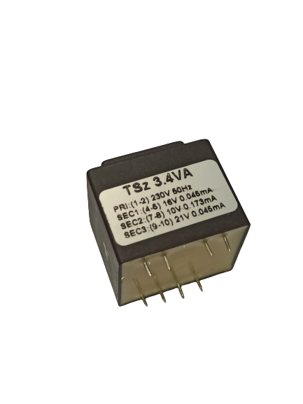 Transformator TSz   3.4/T01 230/16V, 10V 0.173mA, 21V 0.046mA