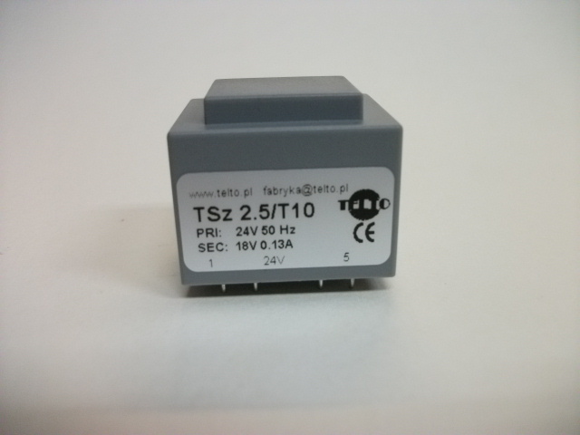 Transformator TSz   2.5/T10 24/18V 0.13A